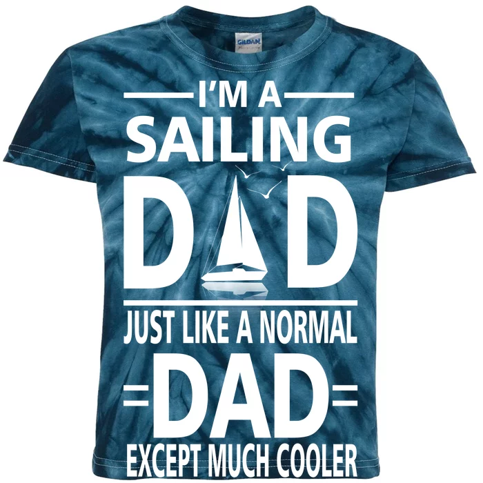 Sailing Dad Kids Tie-Dye T-Shirt