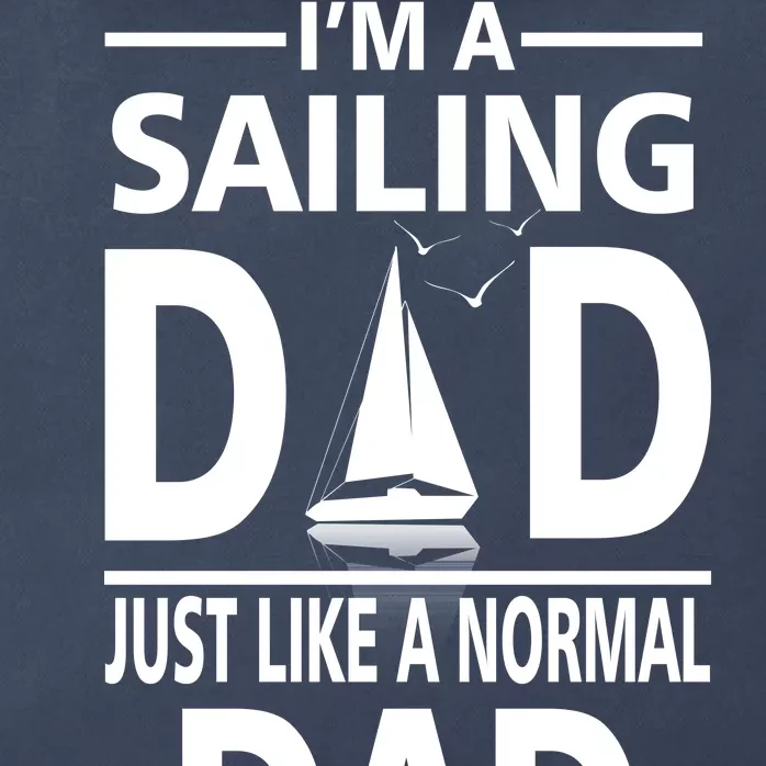 Sailing Dad Zip Tote Bag