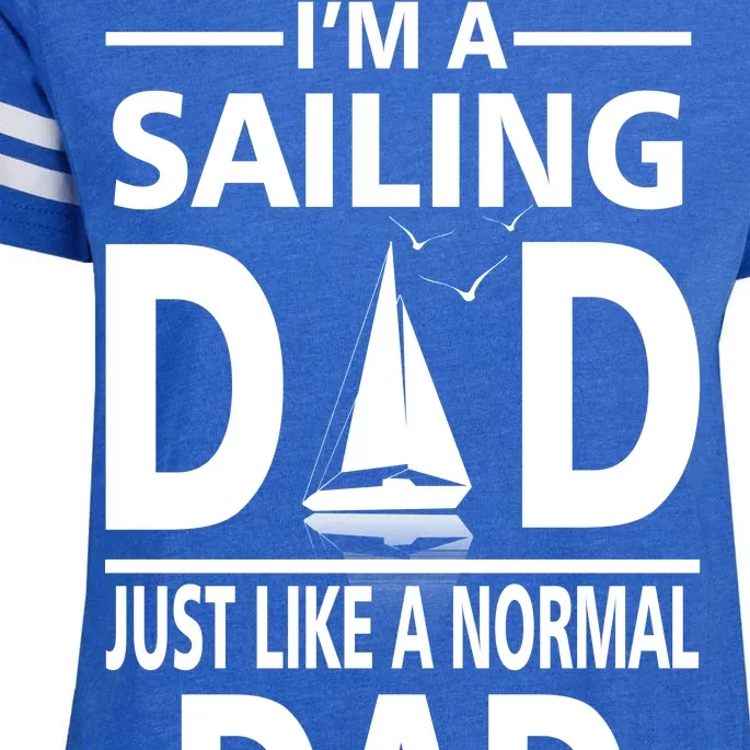 Sailing Dad Enza Ladies Jersey Football T-Shirt