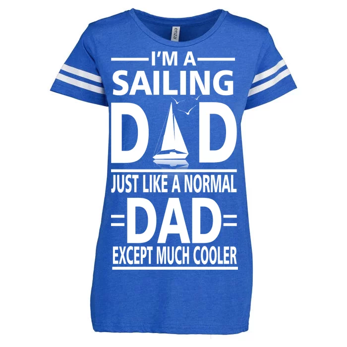 Sailing Dad Enza Ladies Jersey Football T-Shirt