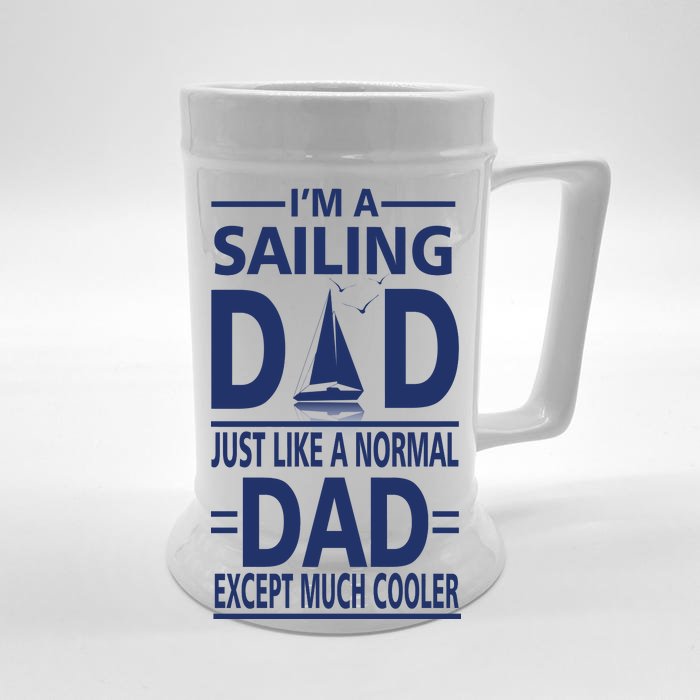 Sailing Dad Front & Back Beer Stein