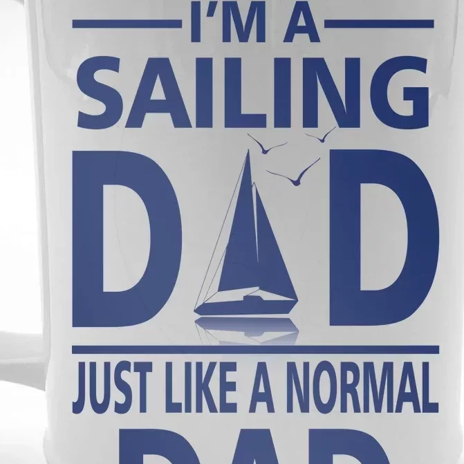 Sailing Dad Front & Back Beer Stein