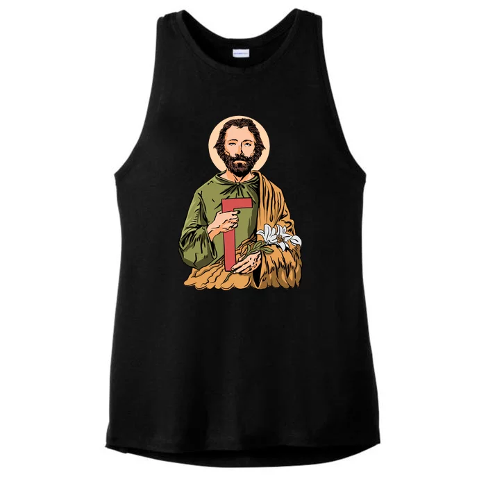 Saint Joseph Ladies Tri-Blend Wicking Tank