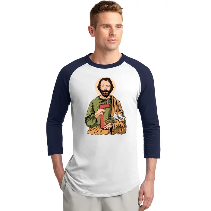 Saint Joseph Baseball Sleeve Shirt