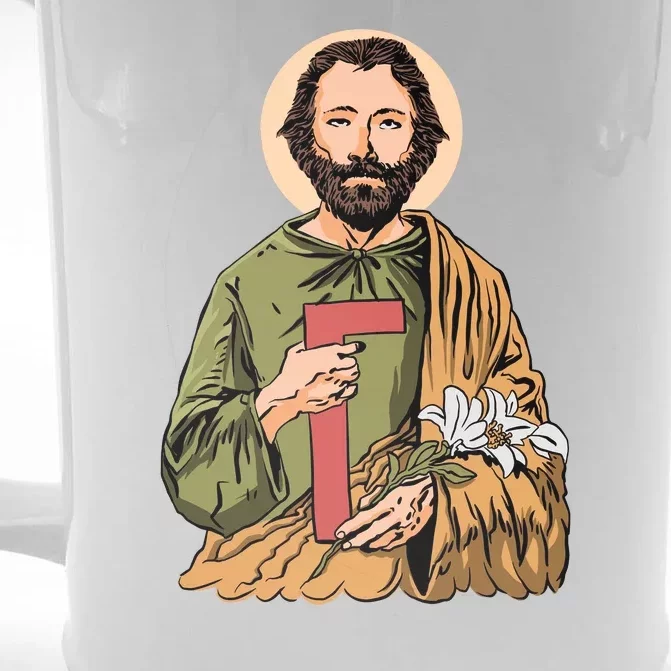 Saint Joseph Front & Back Beer Stein