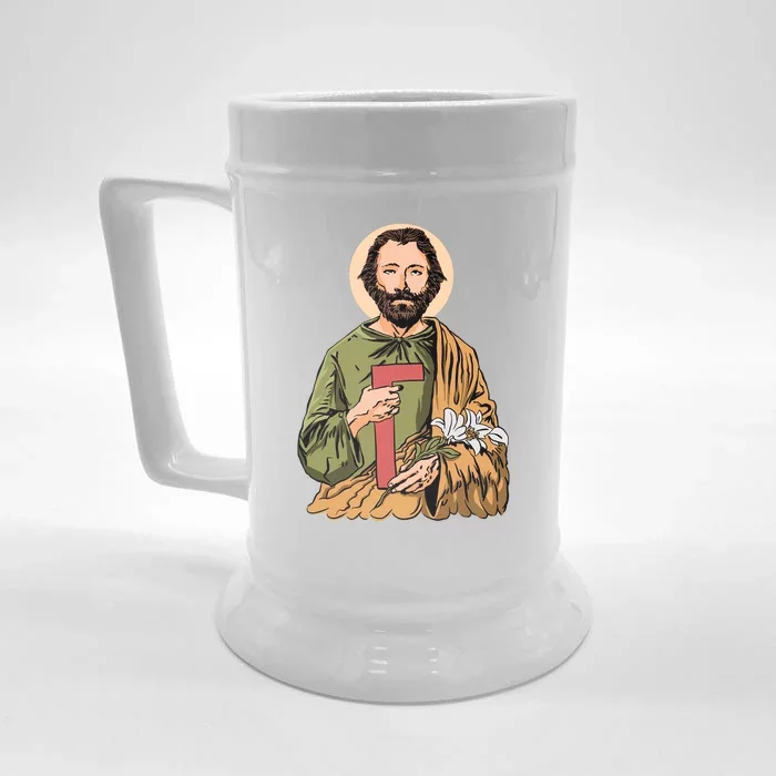 Saint Joseph Front & Back Beer Stein