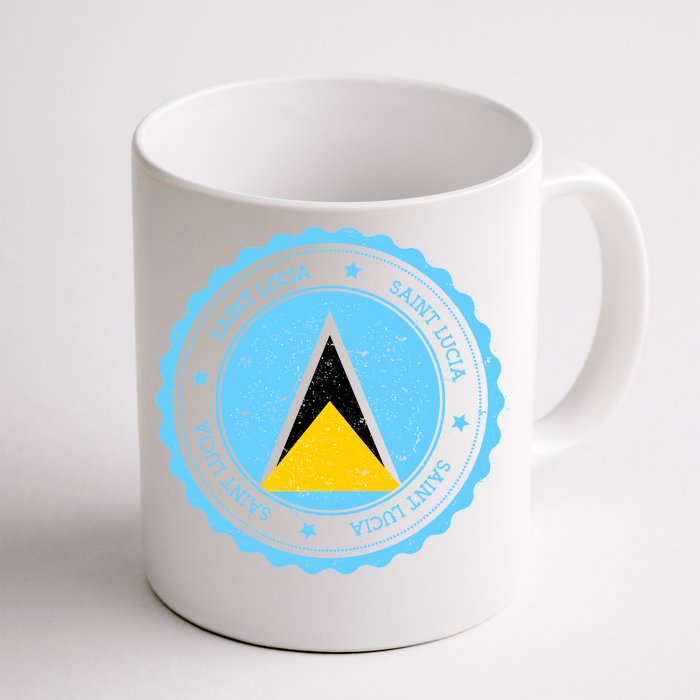 Saint Lucia Front & Back Coffee Mug