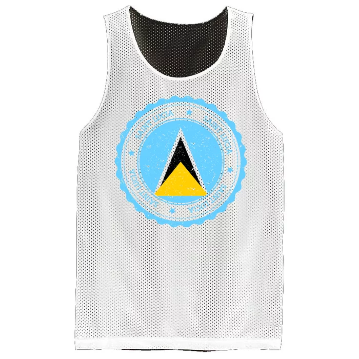 Saint Lucia Mesh Reversible Basketball Jersey Tank