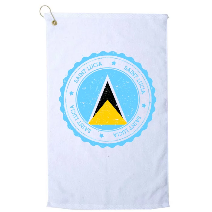 Saint Lucia Platinum Collection Golf Towel