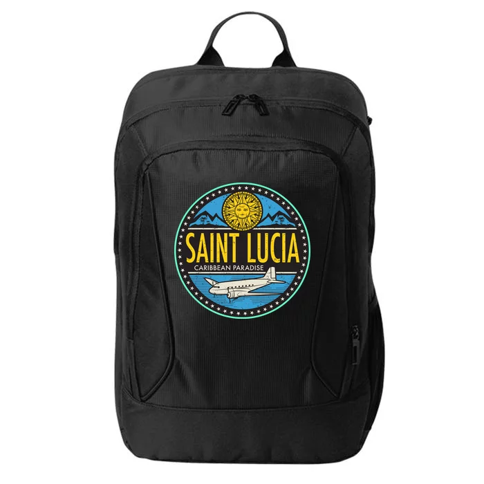 Saint Lucia Caribbean Paradise City Backpack