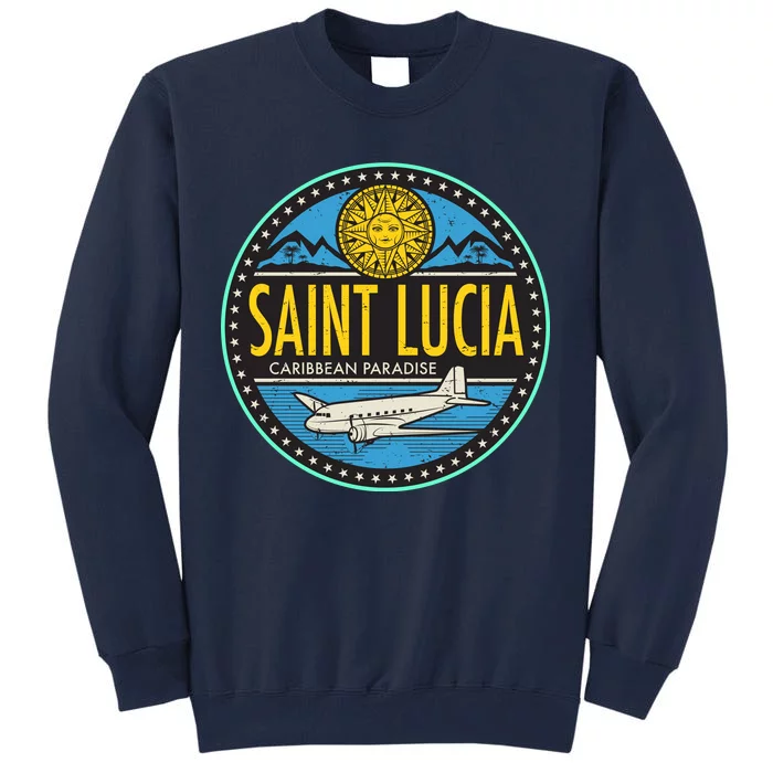 Saint Lucia Caribbean Paradise Tall Sweatshirt