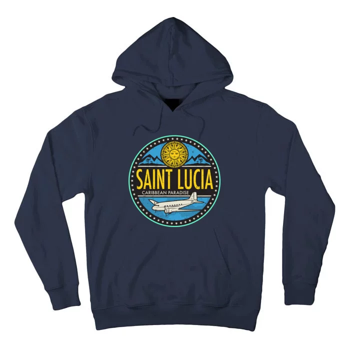 Saint Lucia Caribbean Paradise Tall Hoodie