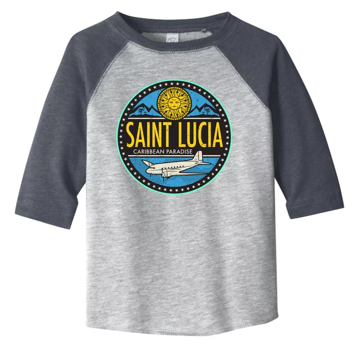 Saint Lucia Caribbean Paradise Toddler Fine Jersey T-Shirt