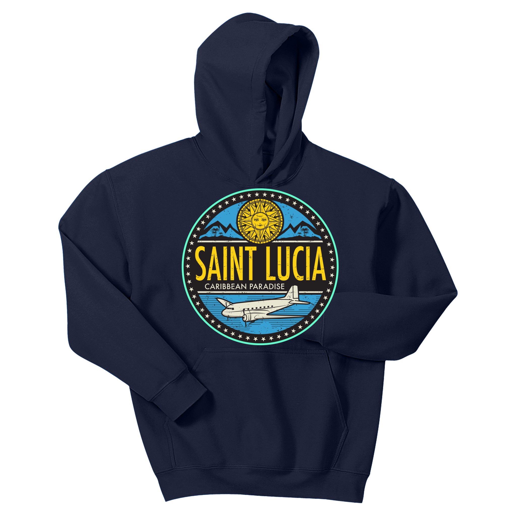 Saint Lucia Caribbean Paradise Kids T-Shirt