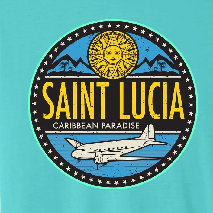 Saint Lucia Caribbean Paradise ChromaSoft Performance T-Shirt