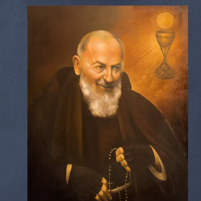 Saint Padre Pio Zip Tote Bag