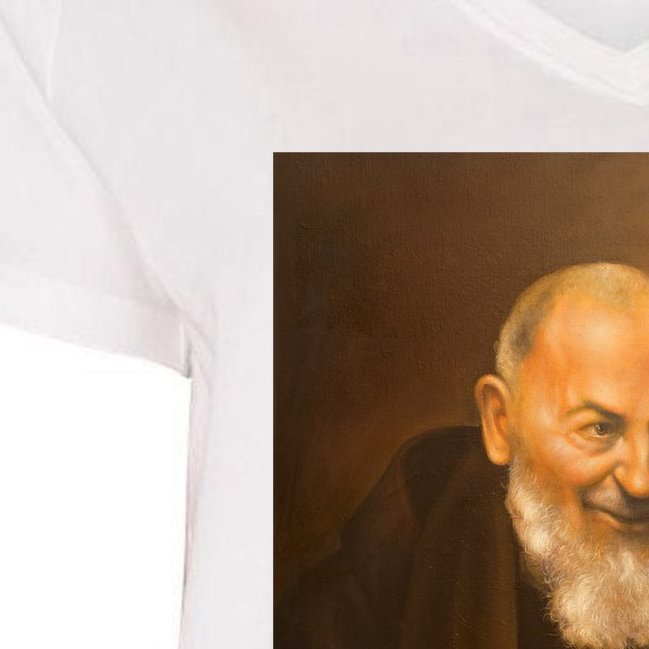 Saint Padre Pio Women's V-Neck Plus Size T-Shirt