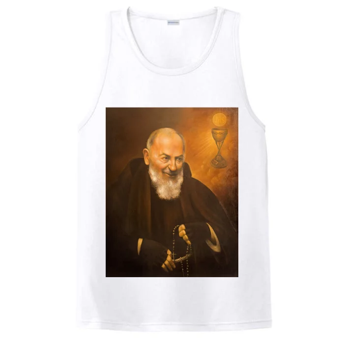 Saint Padre Pio Performance Tank