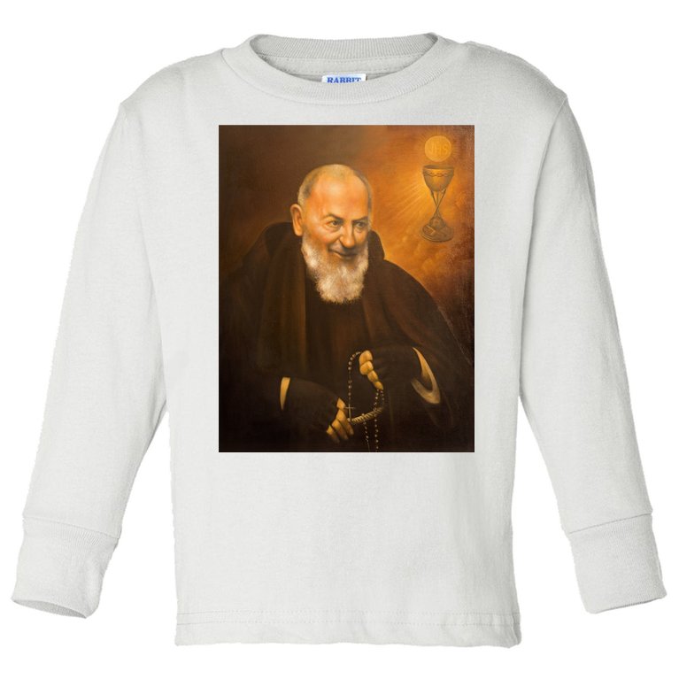 Saint Padre Pio Toddler Long Sleeve Shirt