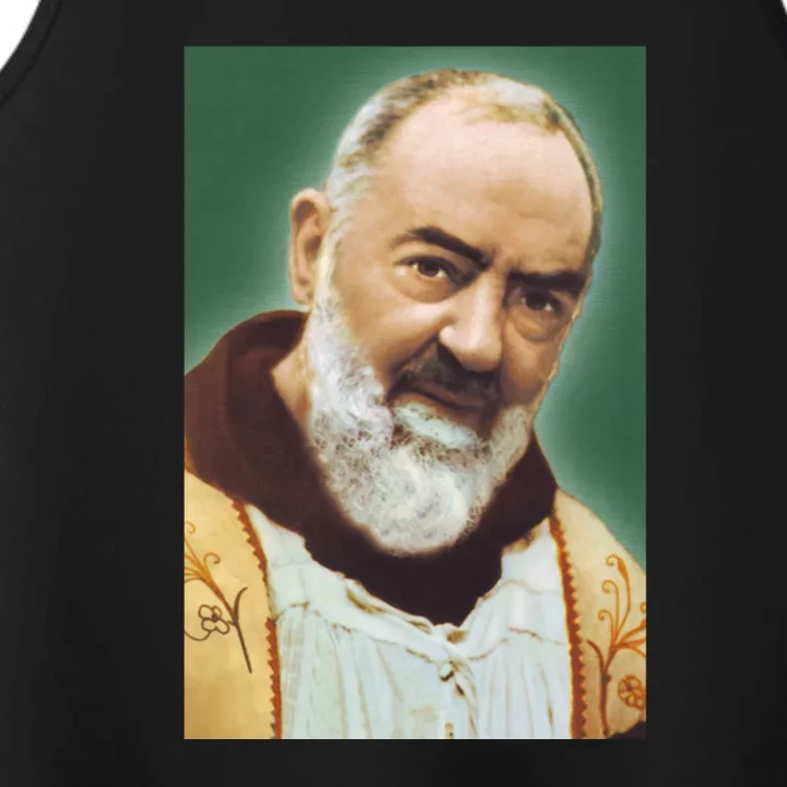 Saint Padre Pio Art Performance Tank