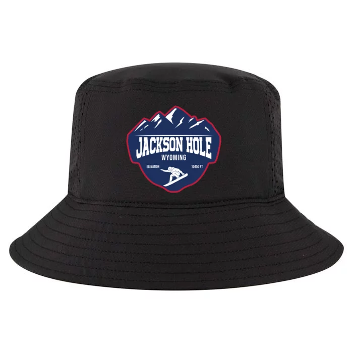 Ski At Jackson Hole Wyoming Cool Comfort Performance Bucket Hat