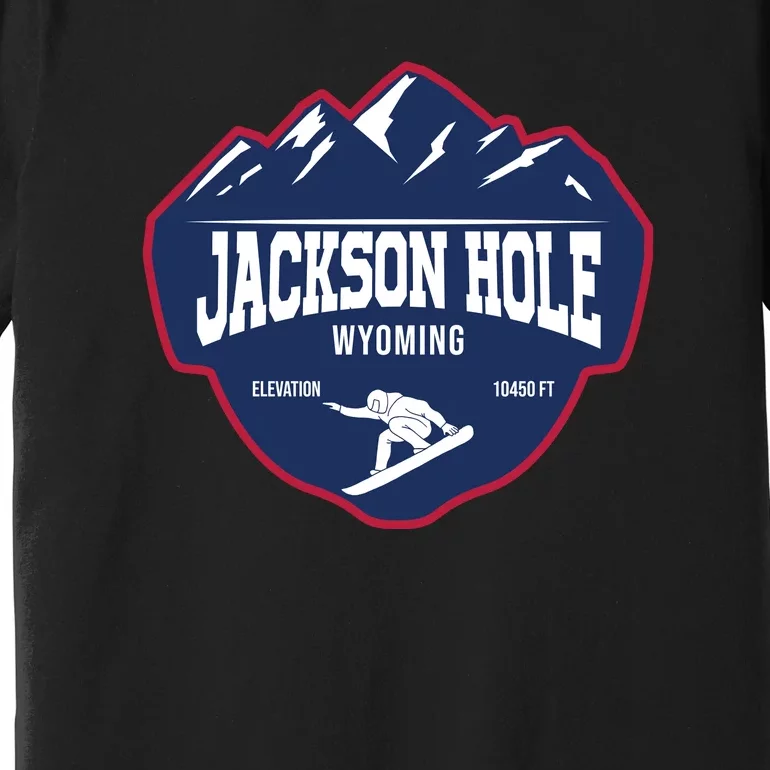 Ski At Jackson Hole Wyoming Premium T-Shirt