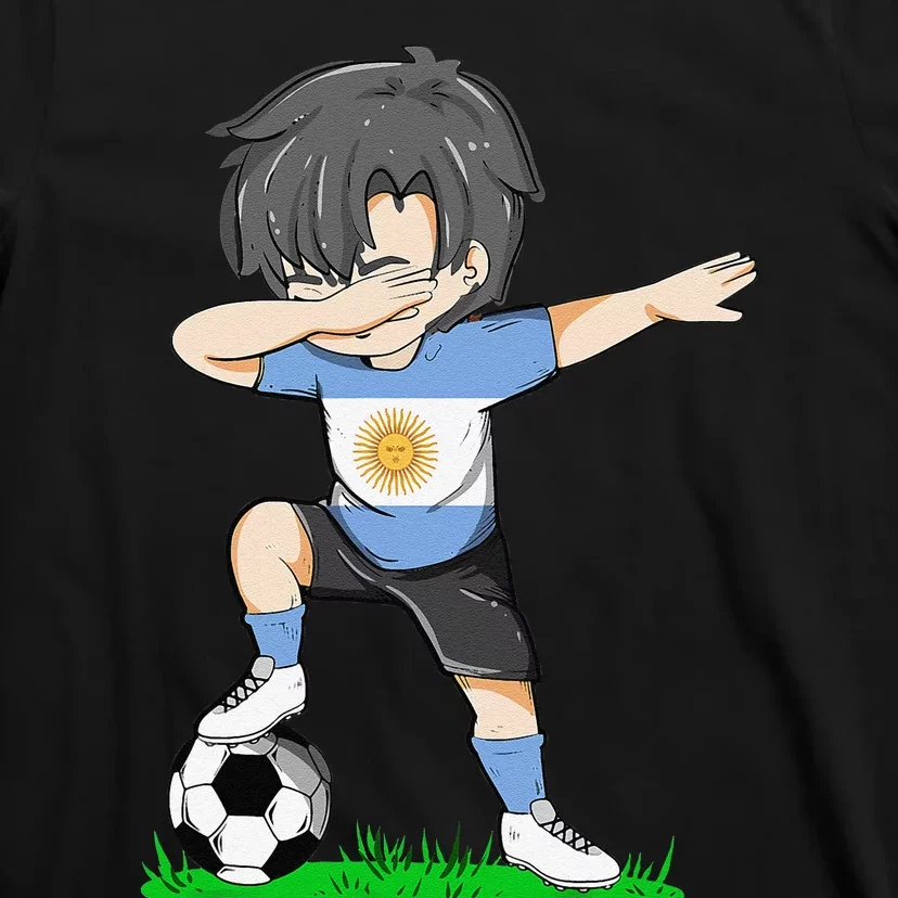 Soccer Argentina Jersey Argentinian Flag Funny Football T-Shirt