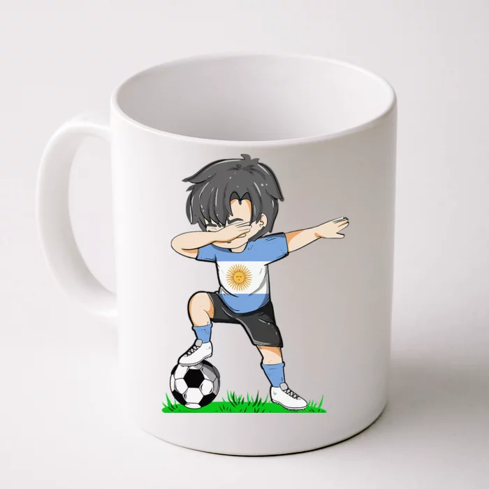 Soccer Argentina Jersey Argentinian Flag Funny Football Front & Back Coffee Mug