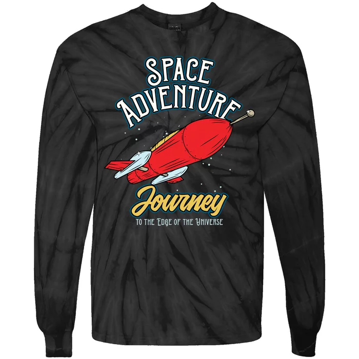 Space Adventure Journey Tie-Dye Long Sleeve Shirt