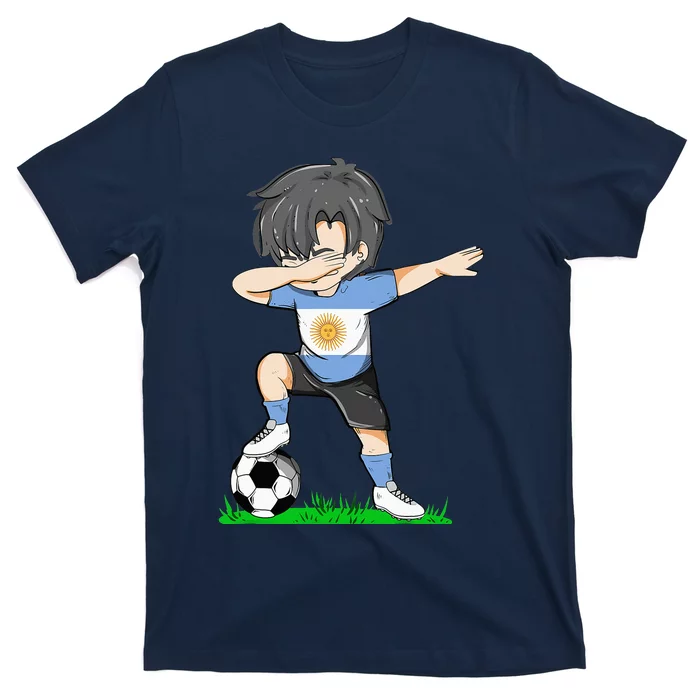 Soccer Argentina Jersey Argentinian Flag T-Shirt