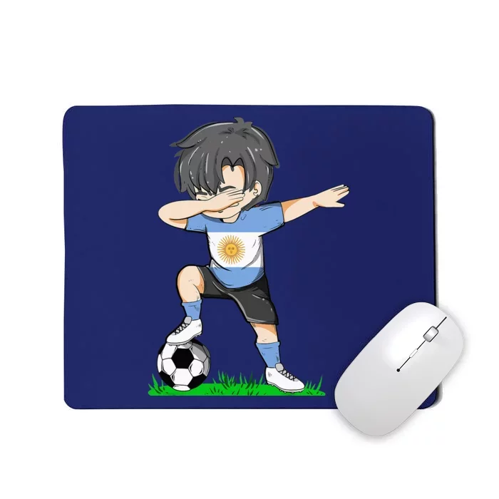 Soccer Argentina Jersey Argentinian Flag Mousepad