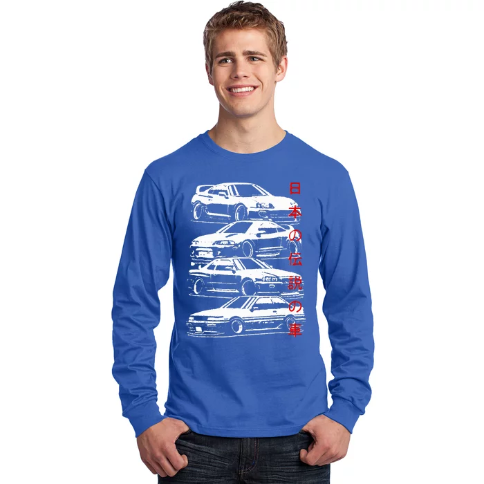 Skyline Automotive Jdm Legend Tuning Car Long Sleeve Shirt