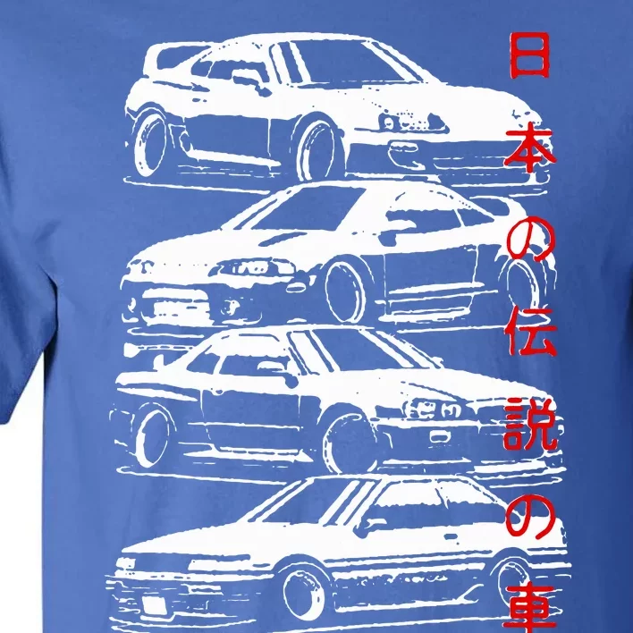 Skyline Automotive Jdm Legend Tuning Car Tall T-Shirt