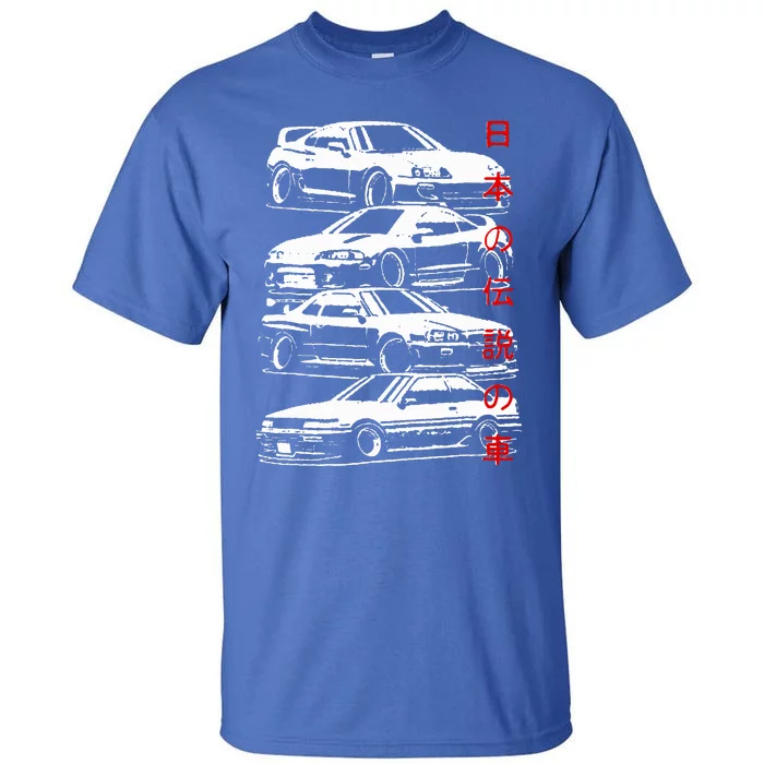 Skyline Automotive Jdm Legend Tuning Car Tall T-Shirt