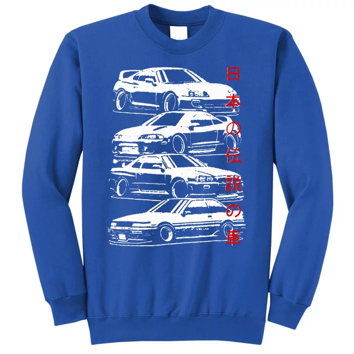 Skyline Automotive Jdm Legend Tuning Car Tall Sweatshirt