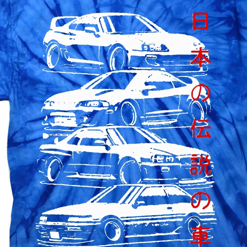 Skyline Automotive Jdm Legend Tuning Car Tie-Dye T-Shirt