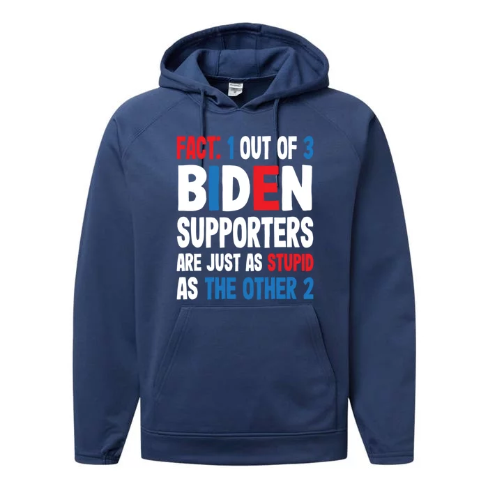 Supporters Are Just As Stupid The Other 2 Gift Performance Fleece Hoodie