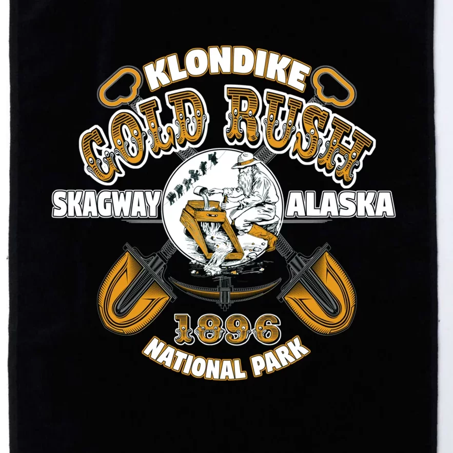 Skagway Alaska Klondike Gold Rush National Park Keepsake Platinum Collection Golf Towel