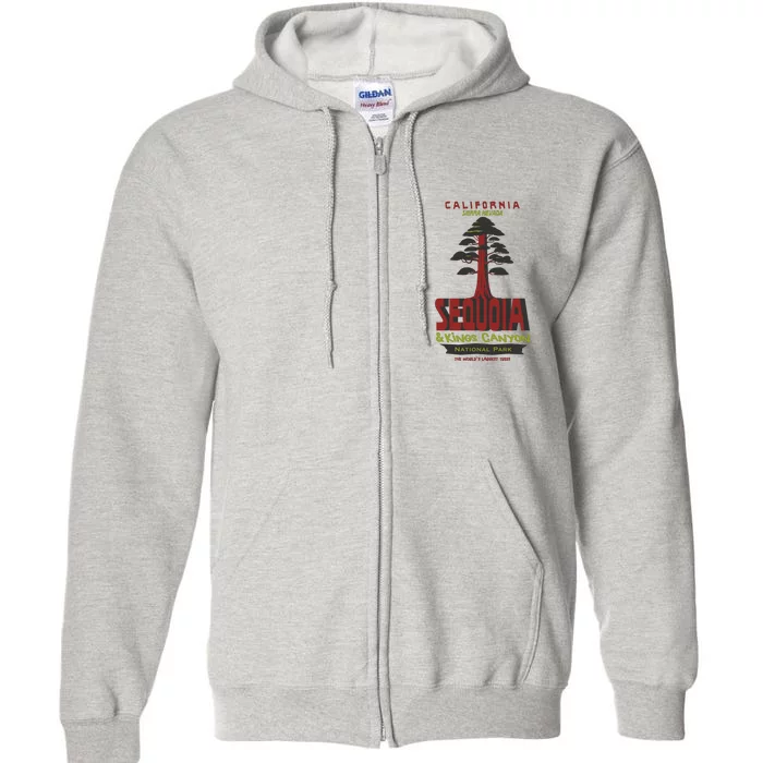 Sequoia And Kings Canyon National Park Full Zip Hoodie