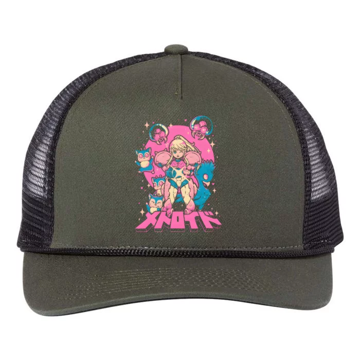 Save Animals Kawaii Anime Manga Girl Teen Boy Retro Rope Trucker Hat Cap