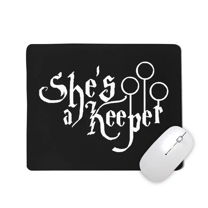 SheS A Keeper HeS A Catch Matching Designs Mousepad