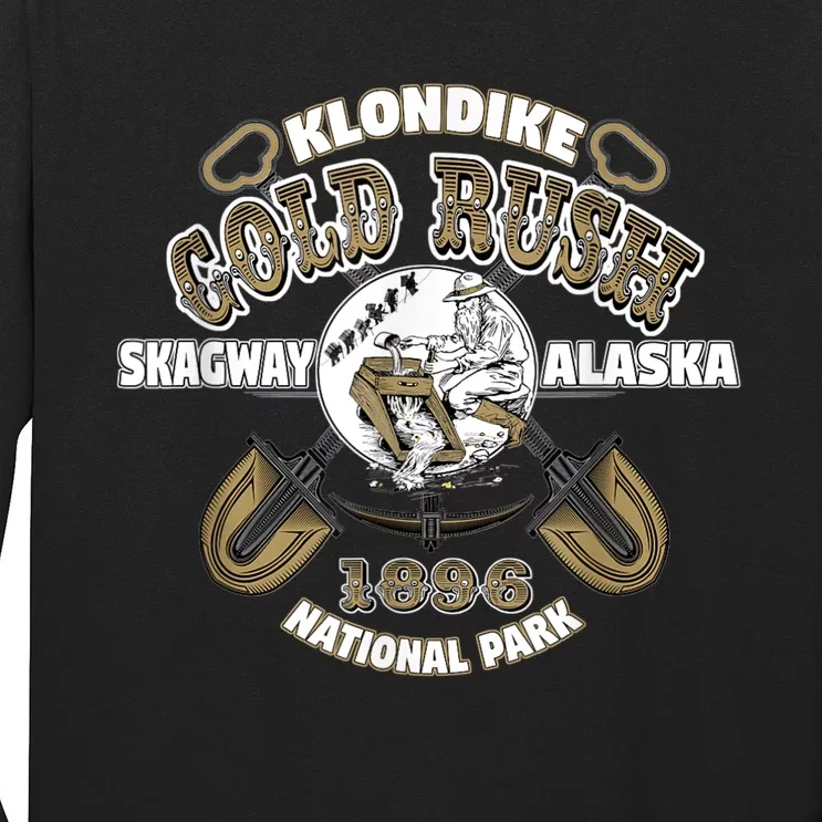 Skagway Alaska Klondike Gold Rush Souvenir Long Sleeve Shirt