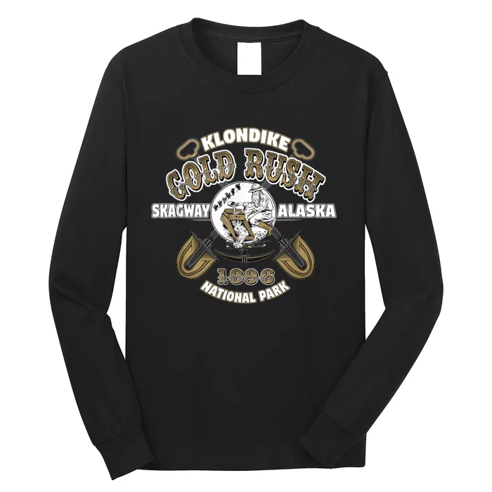 Skagway Alaska Klondike Gold Rush Souvenir Long Sleeve Shirt