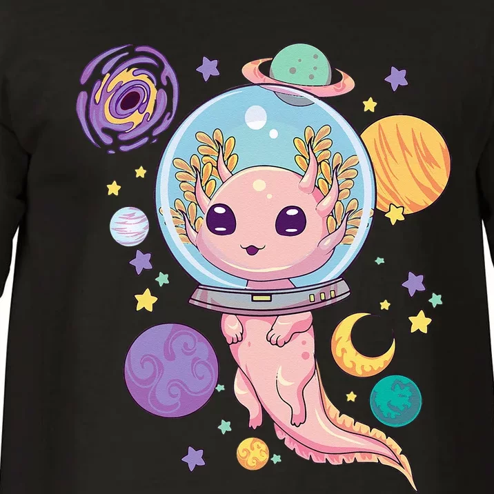 Space Axolotl Kawaii Pastel Goth Anime Aesthetic Nu Goth Comfort Colors T-Shirt