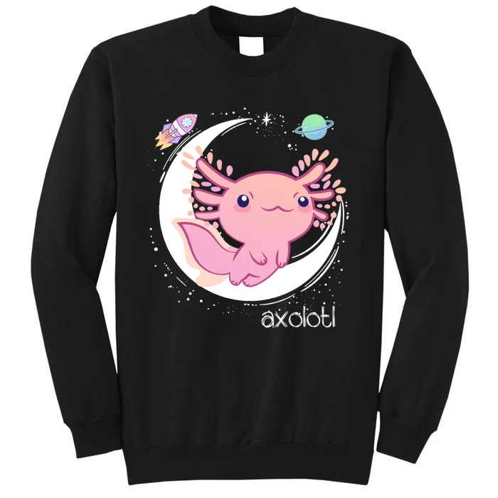 Space Axolotl Kawaii Pastel Goth | Japan Anime Comic Sweatshirt