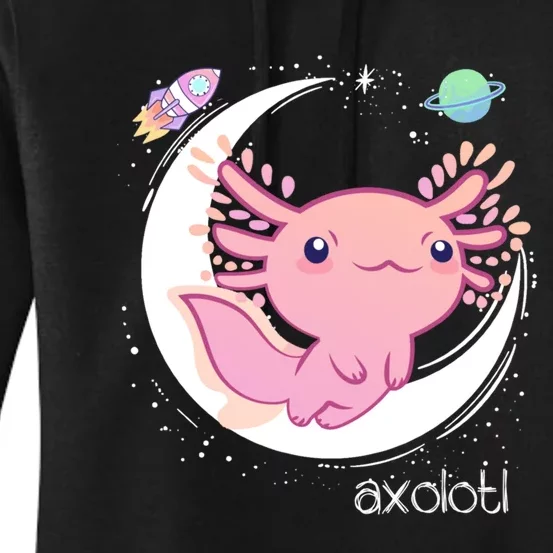 Space Axolotl Kawaii Pastel Goth | Japan Anime Comic Women's Pullover Hoodie