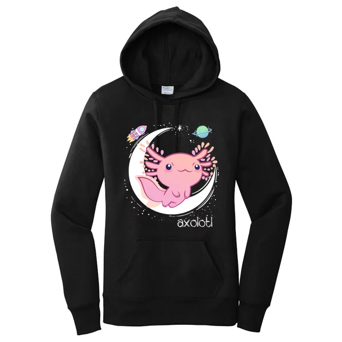 Space Axolotl Kawaii Pastel Goth | Japan Anime Comic Women's Pullover Hoodie