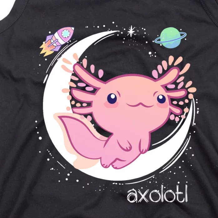 Space Axolotl Kawaii Pastel Goth | Japan Anime Comic Tank Top