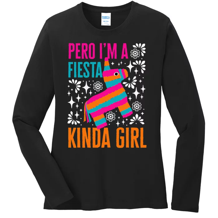 San Antonio Kinda Cinco De Mayo Mexican Fiesta Party Ladies Long Sleeve Shirt