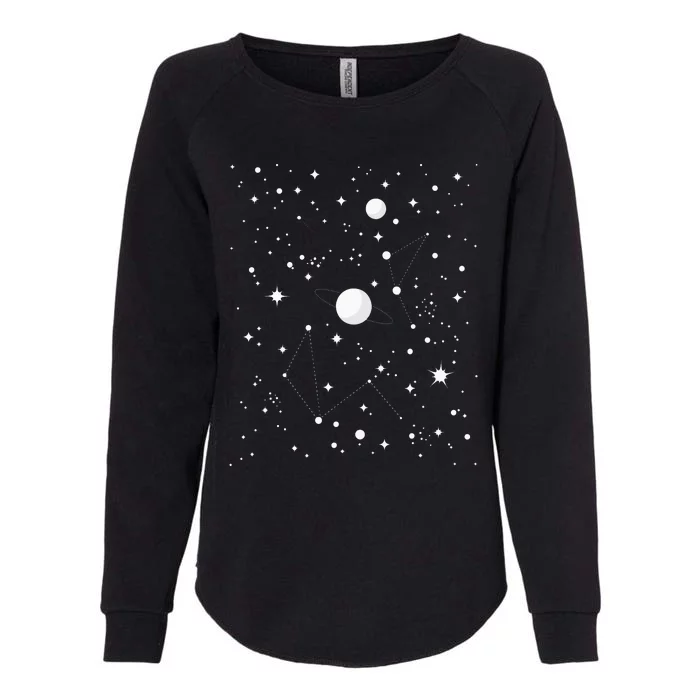 Stargazing Astronomy Lover Astrological Constellations Womens California Wash Sweatshirt